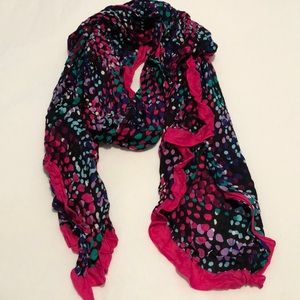 Kate Spade patterned scarf